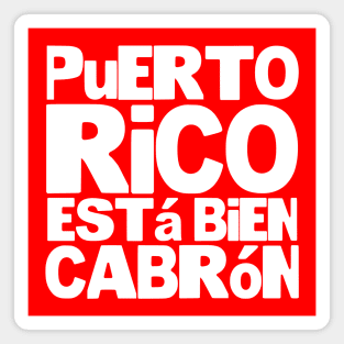 PUERTO RICO ESTA BIEN CABRON! Magnet